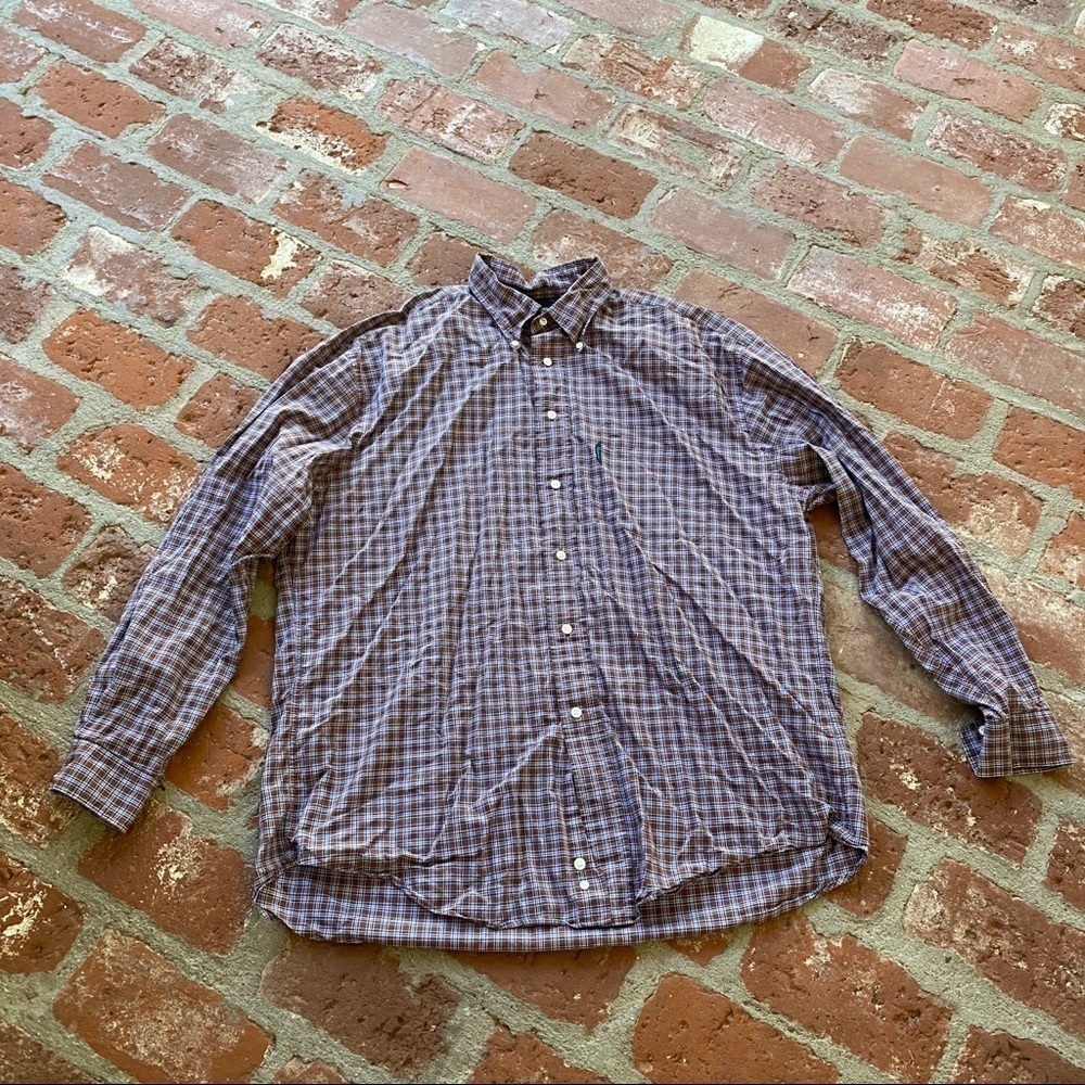 Faconnable XXL plaid shirt